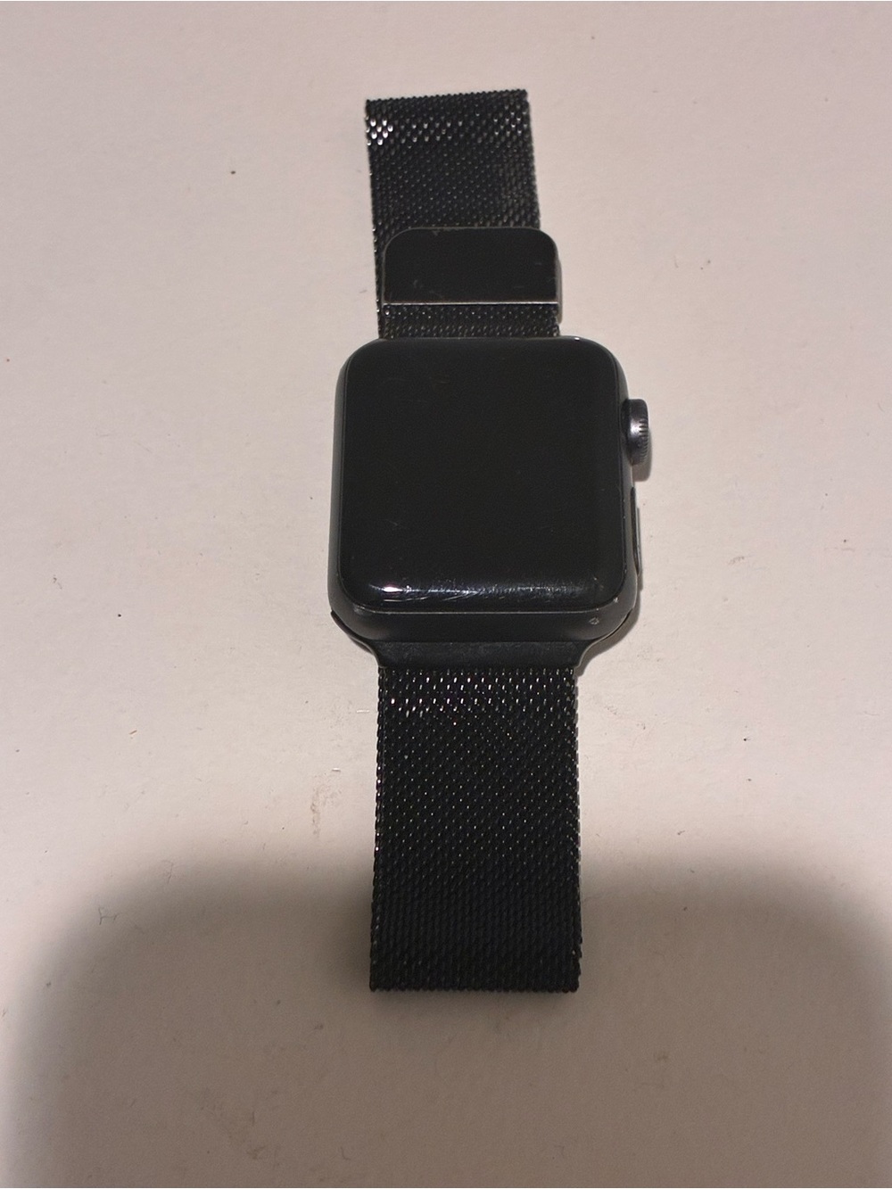 Apple Black Smartwatch Black Mesh Band 38mm series 3 space gray aluminum - Picture 3 of 5